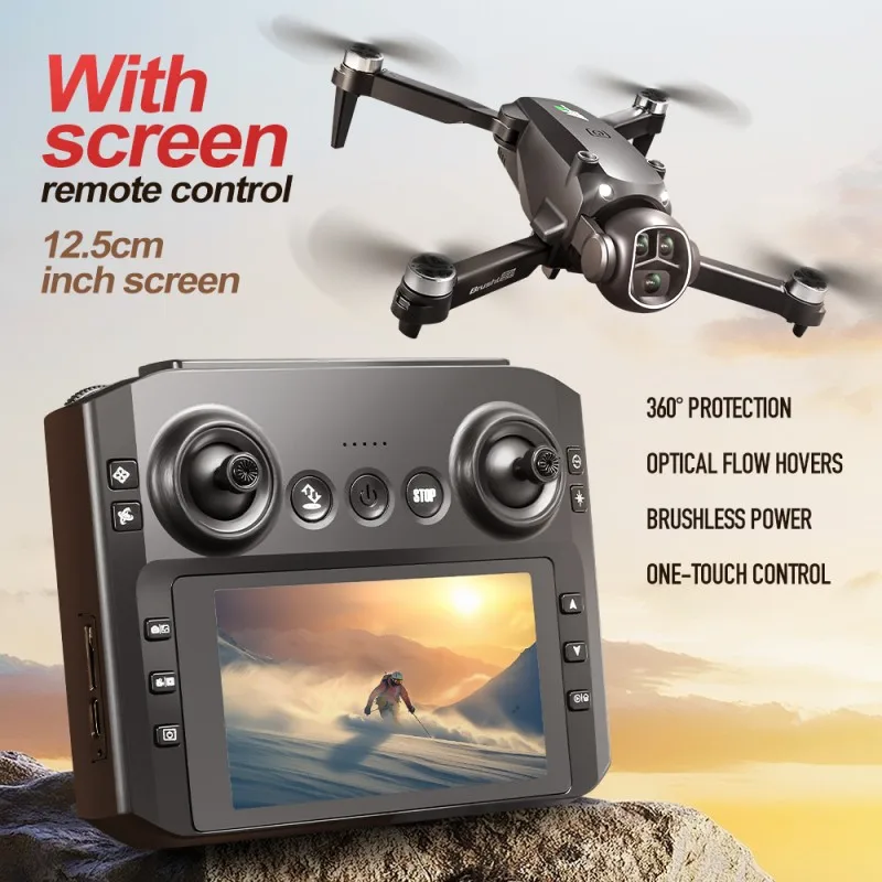 โดรน Xiaomi M7 GPS 8K กล้อง HD - Drone Controller Screen บทวิจารณ์และราคา