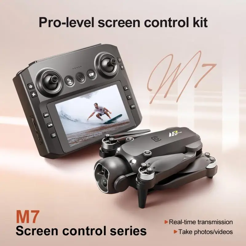 โดรน Xiaomi M7 GPS 8K กล้อง HD - Drone Controller Screen บทวิจารณ์และราคา