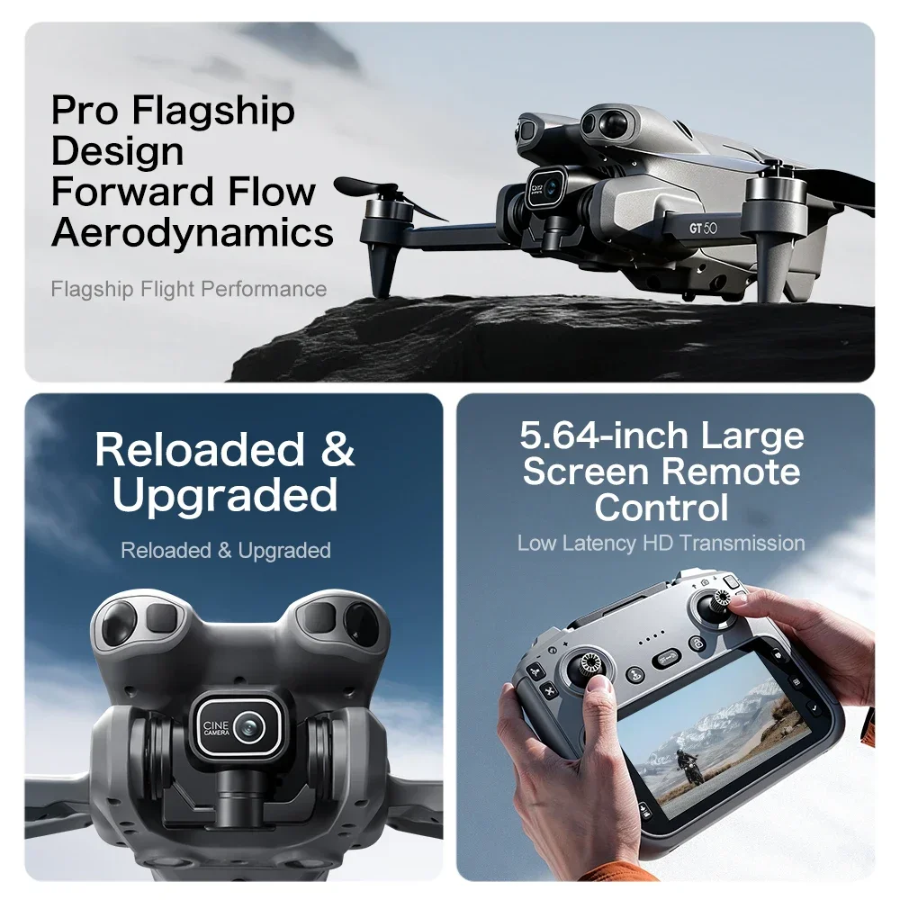 โดรน FPV รุ่น GT50 ความละเอียด - Jjrc Drone X12 บทวิจารณ์และราคา