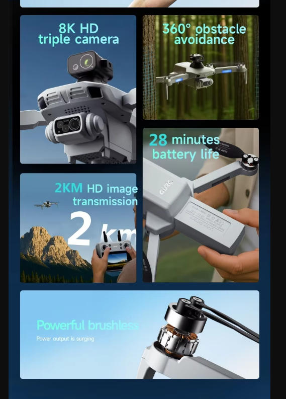 โดรนบังคับวิทยุพร้อมหน้าจอ GPS - Drone Controller Screen บทวิจารณ์และราคา