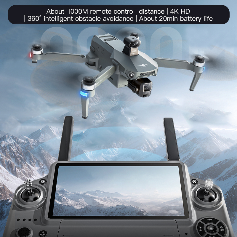 KF100 MAX GPS Drone 4K กล้อง 3 - Drone Controller Screen บทวิจารณ์และราคา