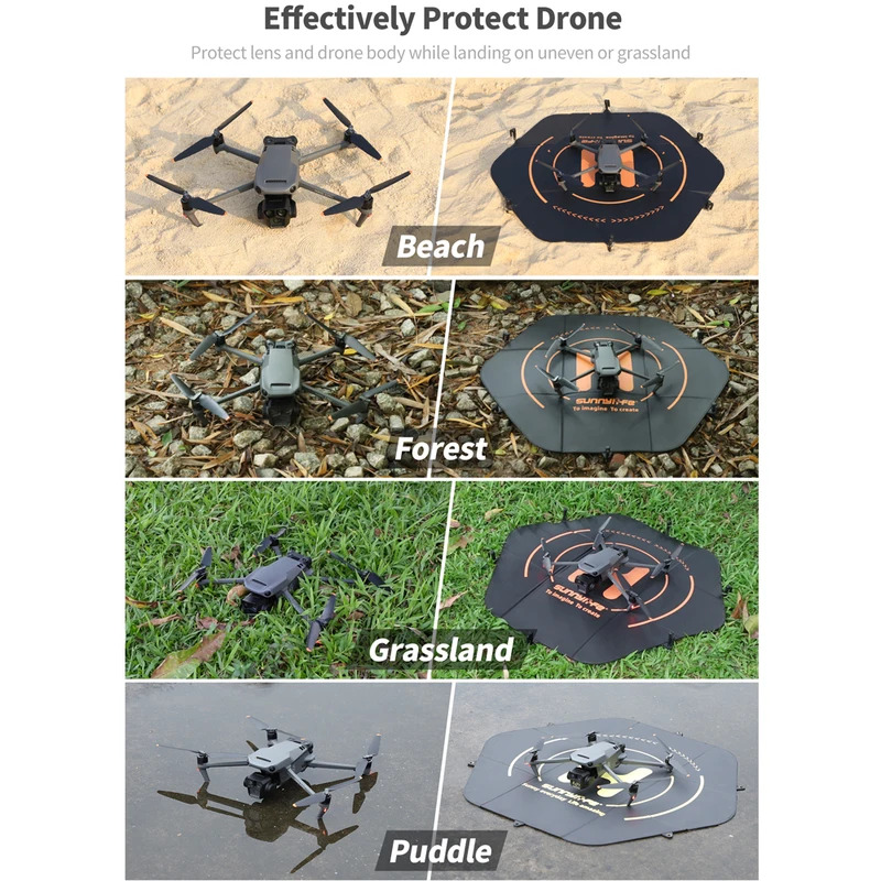 แผ่นรองลงจอดโดรนกันน้ำ Sunnyli - Dji Drone Air 3 บทวิจารณ์และราคา