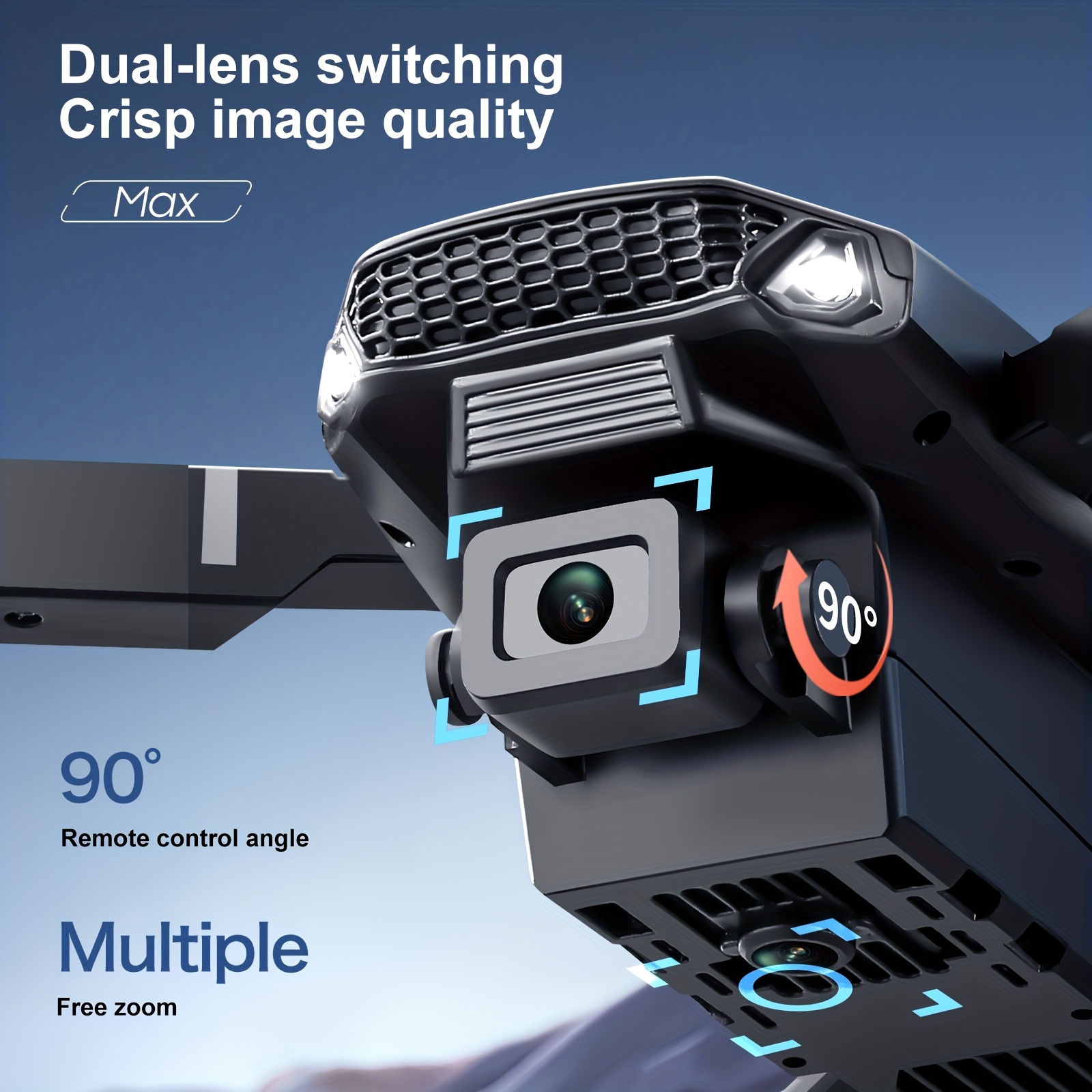 โดรนพับได้รุ่น 2026 E88 PRO MA - Drone Controller Screen บทวิจารณ์และราคา