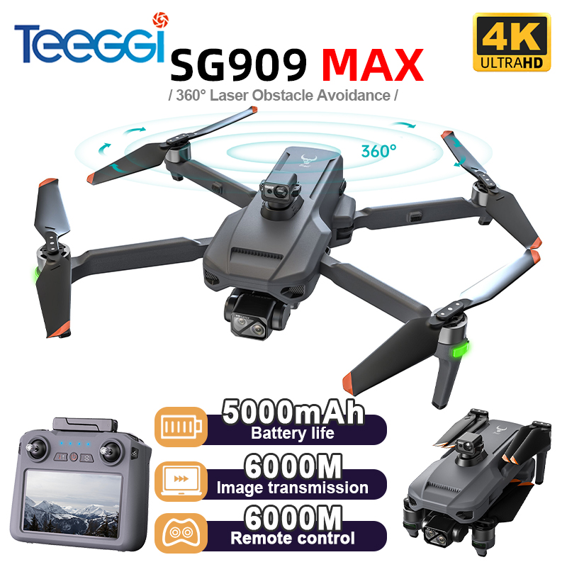 Teeggi SG909 MAX GPS Drone พร้ - Drone Controller Screen บทวิจารณ์และราคา