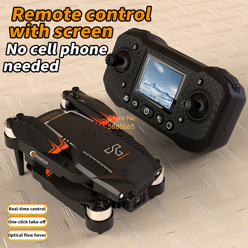 4K กล้องคู่ Optical Flow Brush - Drone Controller Screen บทวิจารณ์และราคา