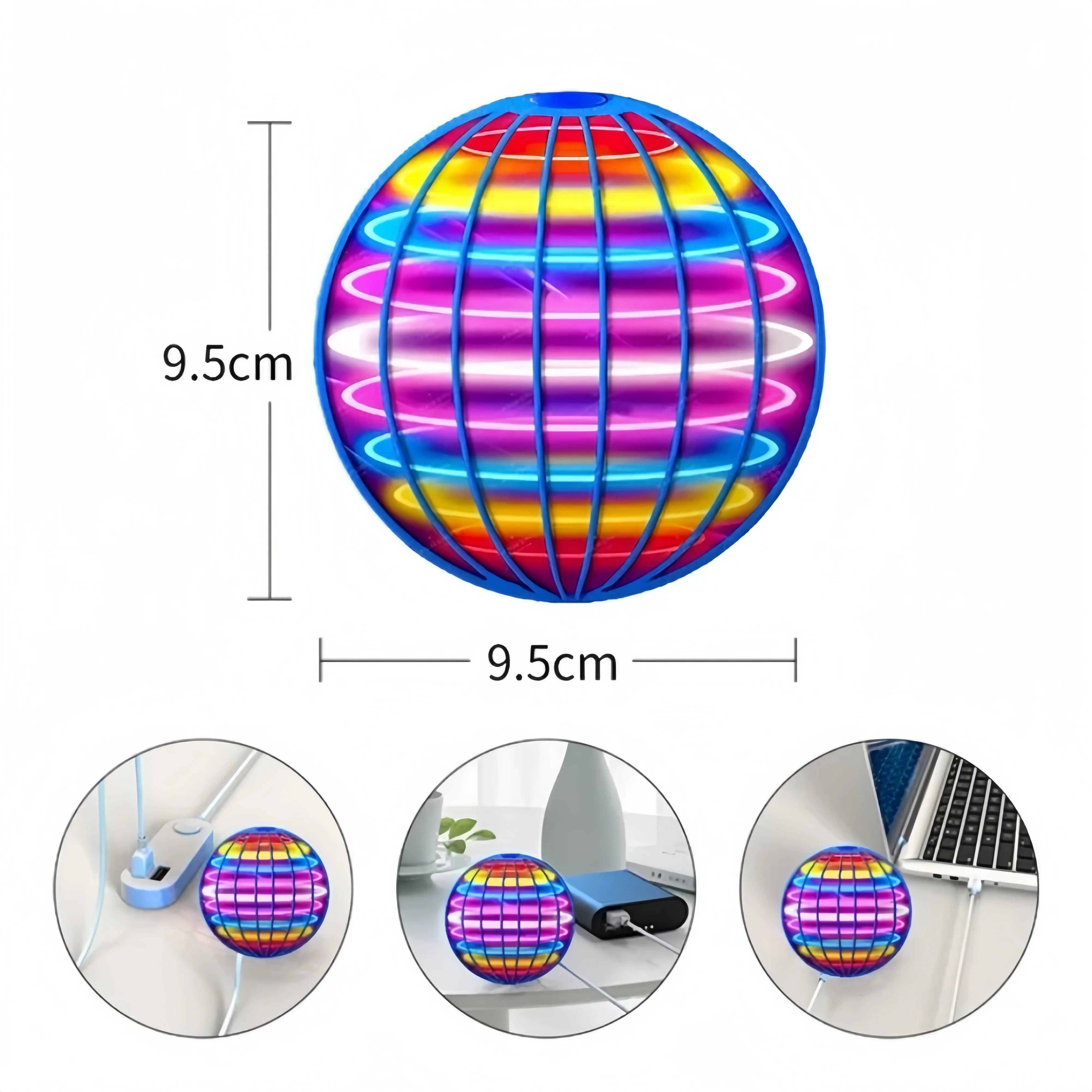 Flying Ball Boomerang Spinner  - Drone Strobe Light บทวิจารณ์และราคา